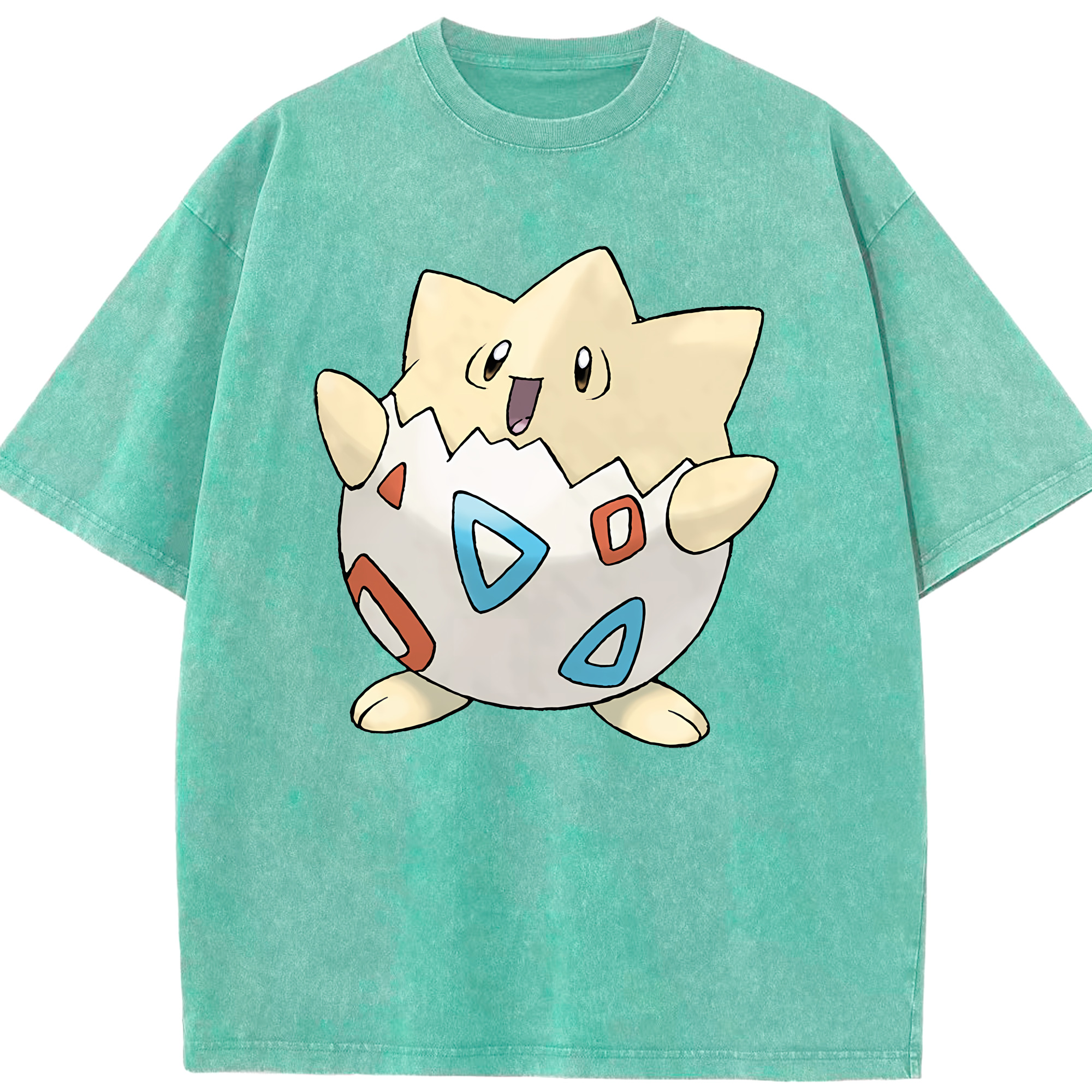 （画像用） ポケットモンスター Pokémon 綿100% ヴィンテージ風 半袖Tシャツ（フロントプリント）